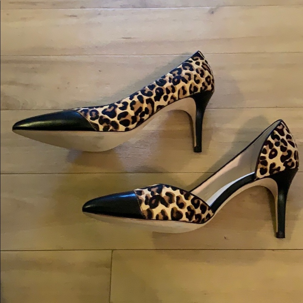 NEW Cole Haan Highline Cap Toe High Heel Calf Hair - Picture 4 of 16